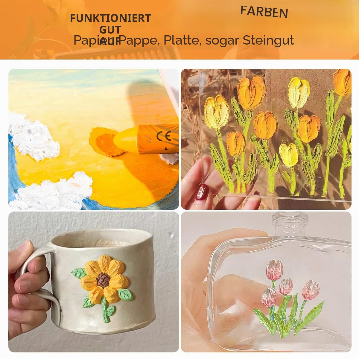 Paul Rubens Ölpastellkreide Set, 72 Farben Oil Pastels Weiche Pastellfarben für Künstler, Studenten und, Ideal zum Skizzieren, Dekorieren