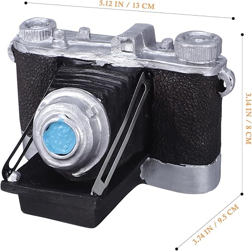 Miniatura 3 de Veemoon Adornos retro para cámara de resina, decoración de modelo de cámara, accesorios antiguos para exhibición de cámara, escaparate, figura