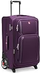 2 Wheel Upright Rollaboard Carry on Luggage, Black, 21-Inch, 2 Wheel Upright Rollaboard Suitcase