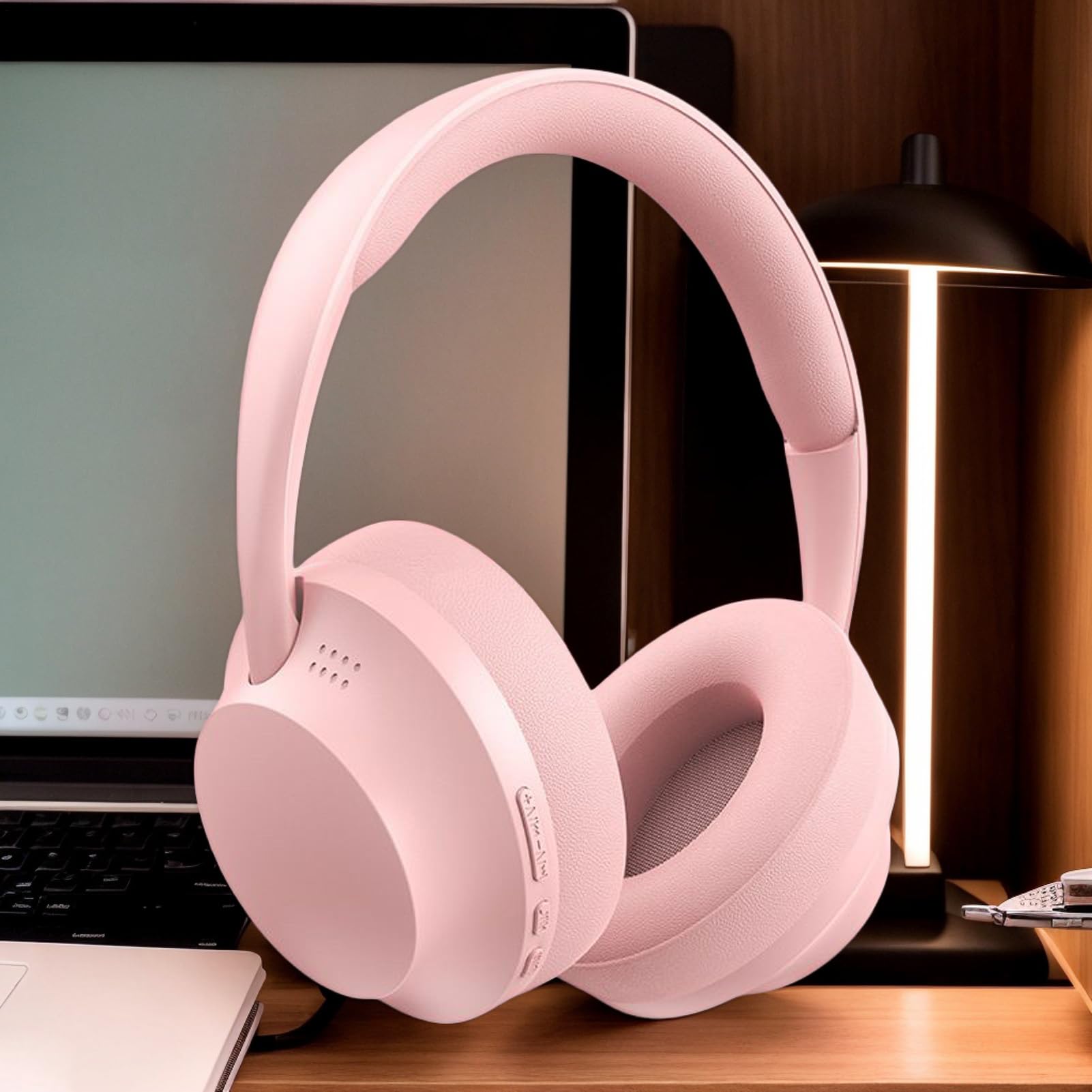 Générique Casque Audio sans Fil | Écouteurs Professionnels,Écouteurs sans Fil Autonomie Prolongée avec Carte Amovible pour Studio Adulte Adolescent Enfant Femme