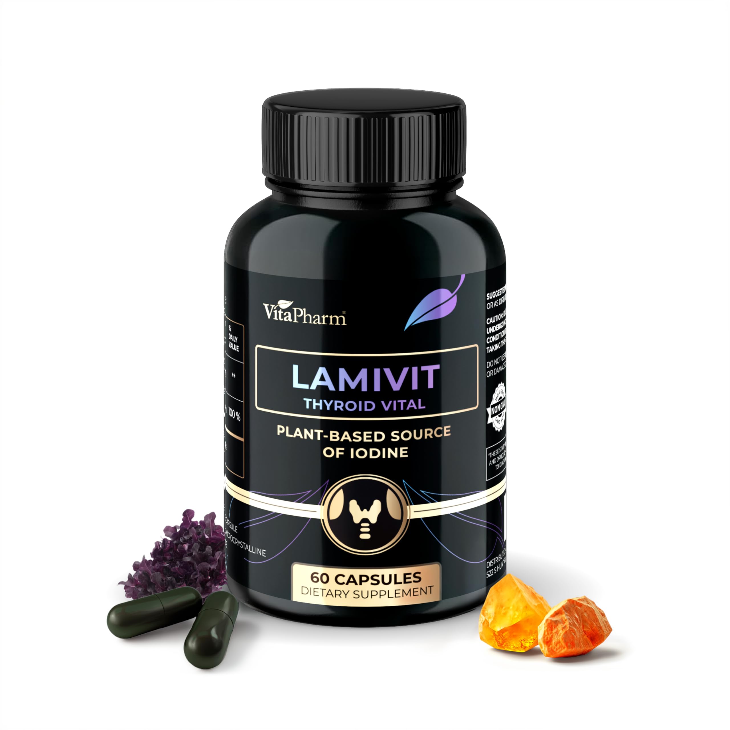 Lamivit Iodine Supplement for Thyroid, Energy & Metabolism Support