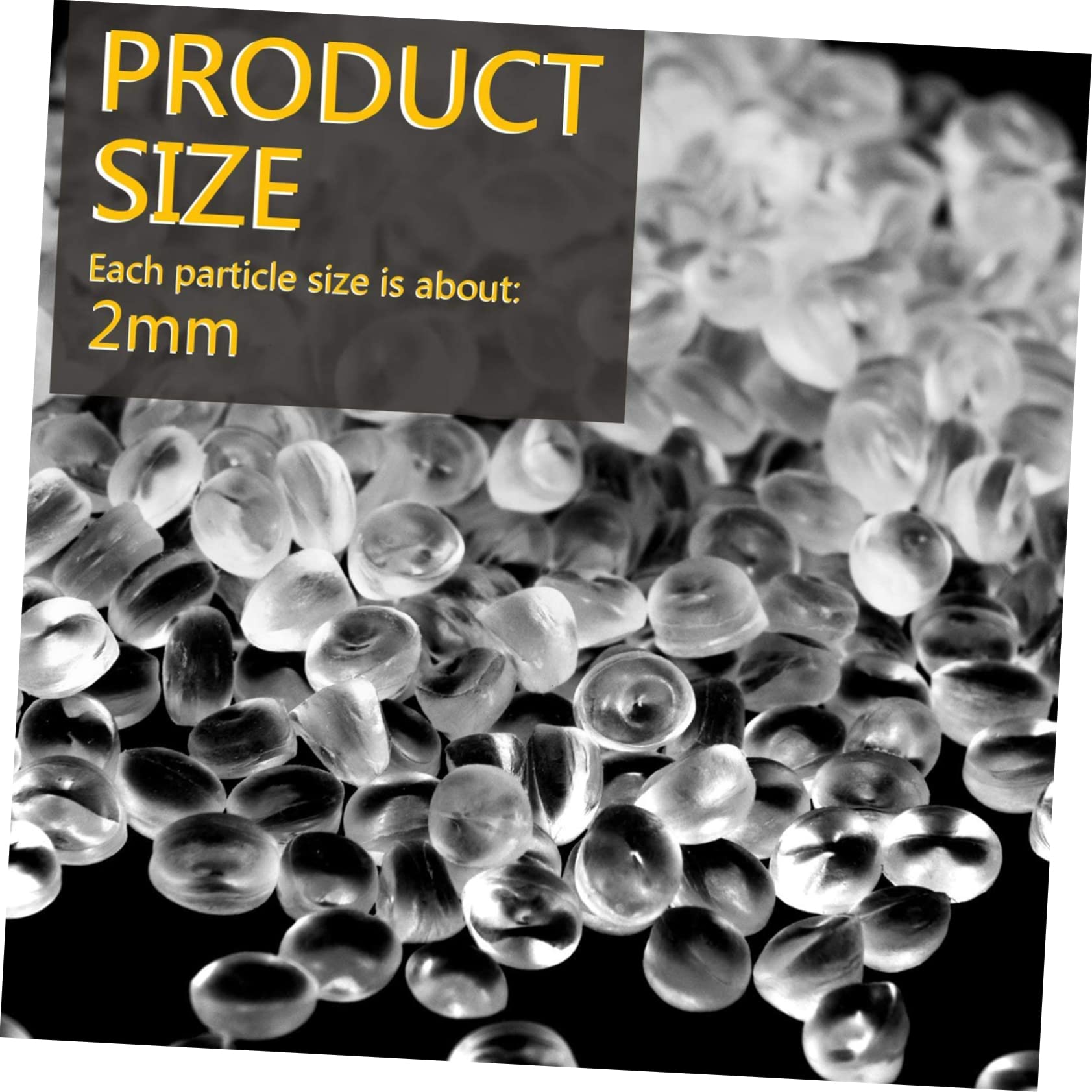GANAZONO Perle Eva Non Profumate da 1kg per Deodorante Auto e Casa, Riempimento Flessibile in Eva Bianco, Materiale Naturale per Rinfrescare Ambienti Fai da Te