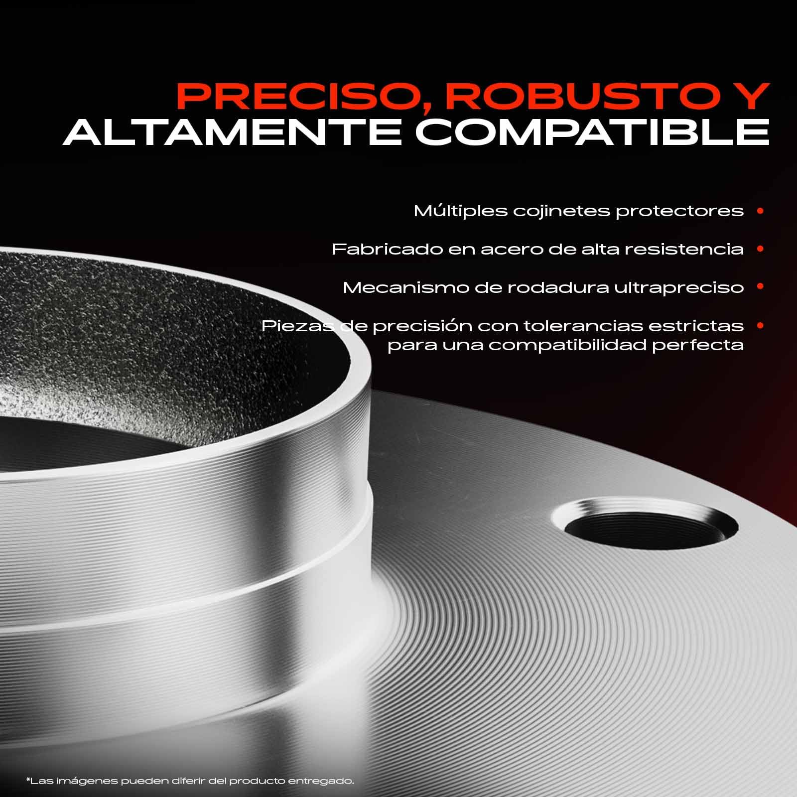 Frankberg 2x Kit de rodamientos 4 AGUJEROS de ruedas Frente Izquierda Derecha Compatible con A1 8X1 8XK 2011-2018 A3 8P1 8P7 8PA 2003-2013 Q3 8UB 8UG C.a.d.d.y P.a.s.s.a.t Sustituir# 1T0498621