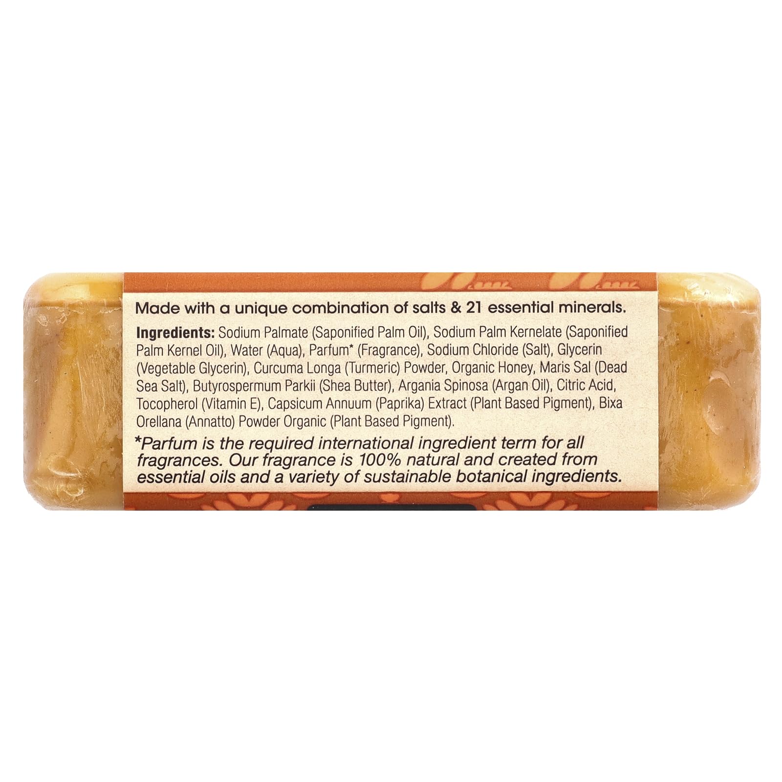 One With Nature Soap Bar Turmeric Honey, 7 oz thumbnail 2