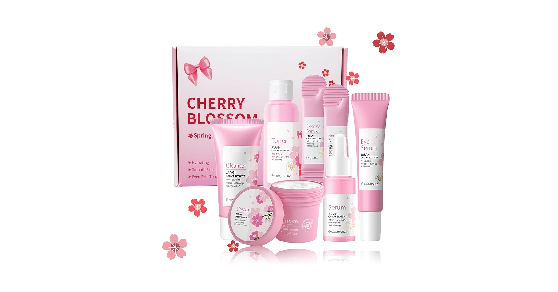新品未使用BROSKY SKINCAREGIFT Amazon.com : Skincare Gifts For Teenage Girls,Cherry Blossom