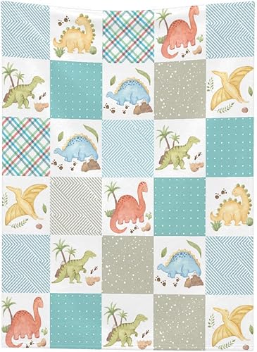 Miniatura 2 de Manta de franela de dinosaurio súper suave, esponjosa, acogedora, con diseño fresco, ligera y cálida, regalo para todas las estaciones, para niños,