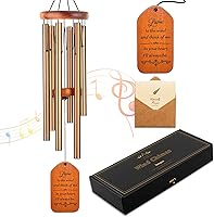 Vista 9 de Carillones de viento conmemorativos de condolencias, cestas de regalo de condolencias en memoria de un ser querido madre padre