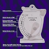 Vista 2 de Coralife Hidrómetro de prueba de agua del tanque de peces del acuario 11 pulgadas