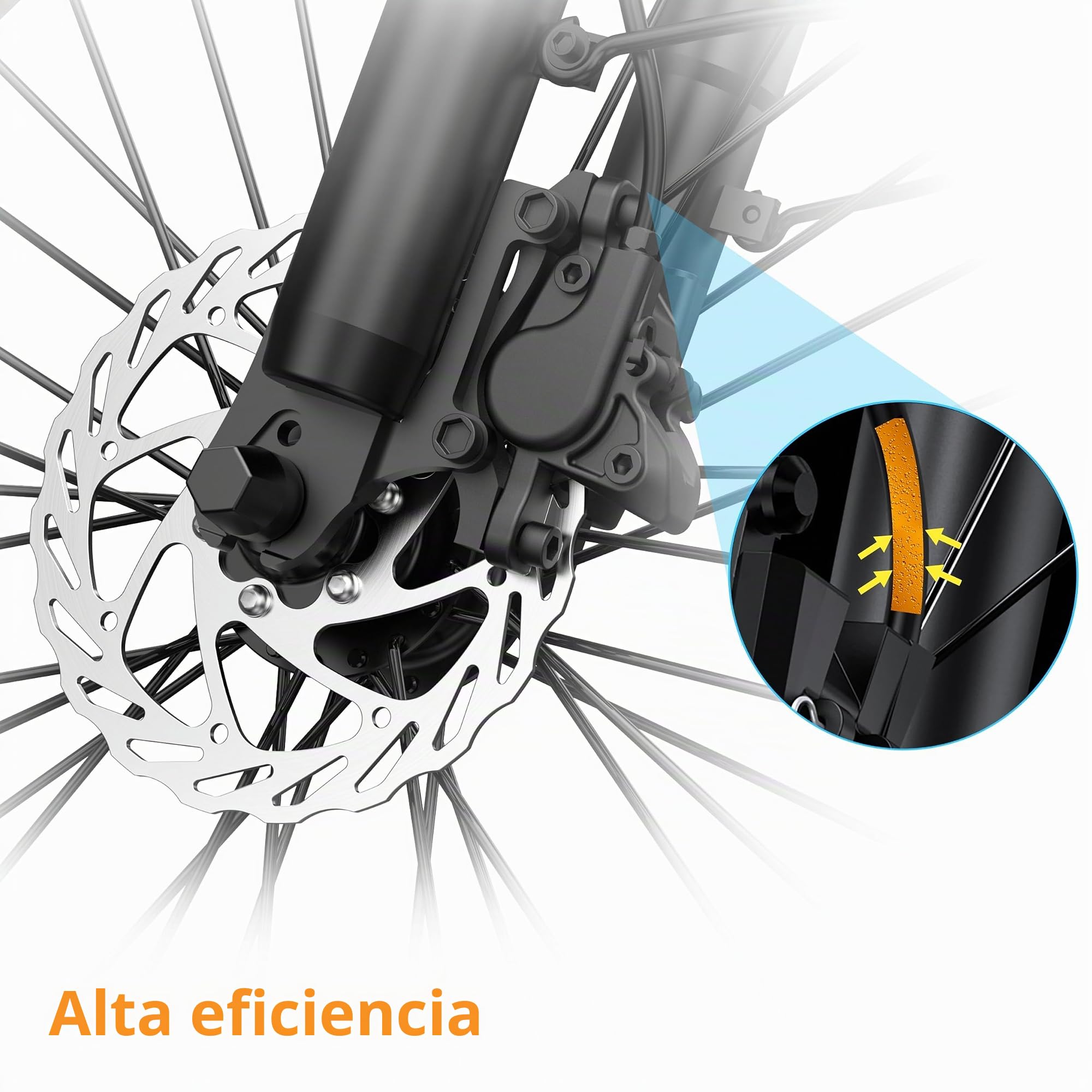 Ado Air20ProV2026 Bicicleta Eléctrica Plegable, Ebike Ultraligera 20'', Motor Automático BaFang, Modo Dual Eco/Sport, NFC y App, 100 km, Batería Extraíble 37V10Ah, con Cesta Delantera(Azul)