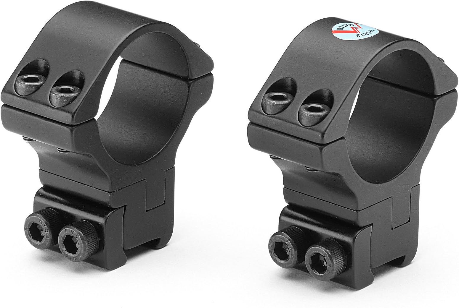 ATP61 30mm Tube 2 Piece Mounts Extra High Height Adjustable