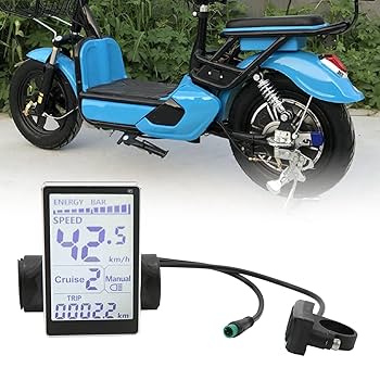 Amazon | 電動自転車 LCD メーター、5 ピン 24V 36V 48V 60V ABS