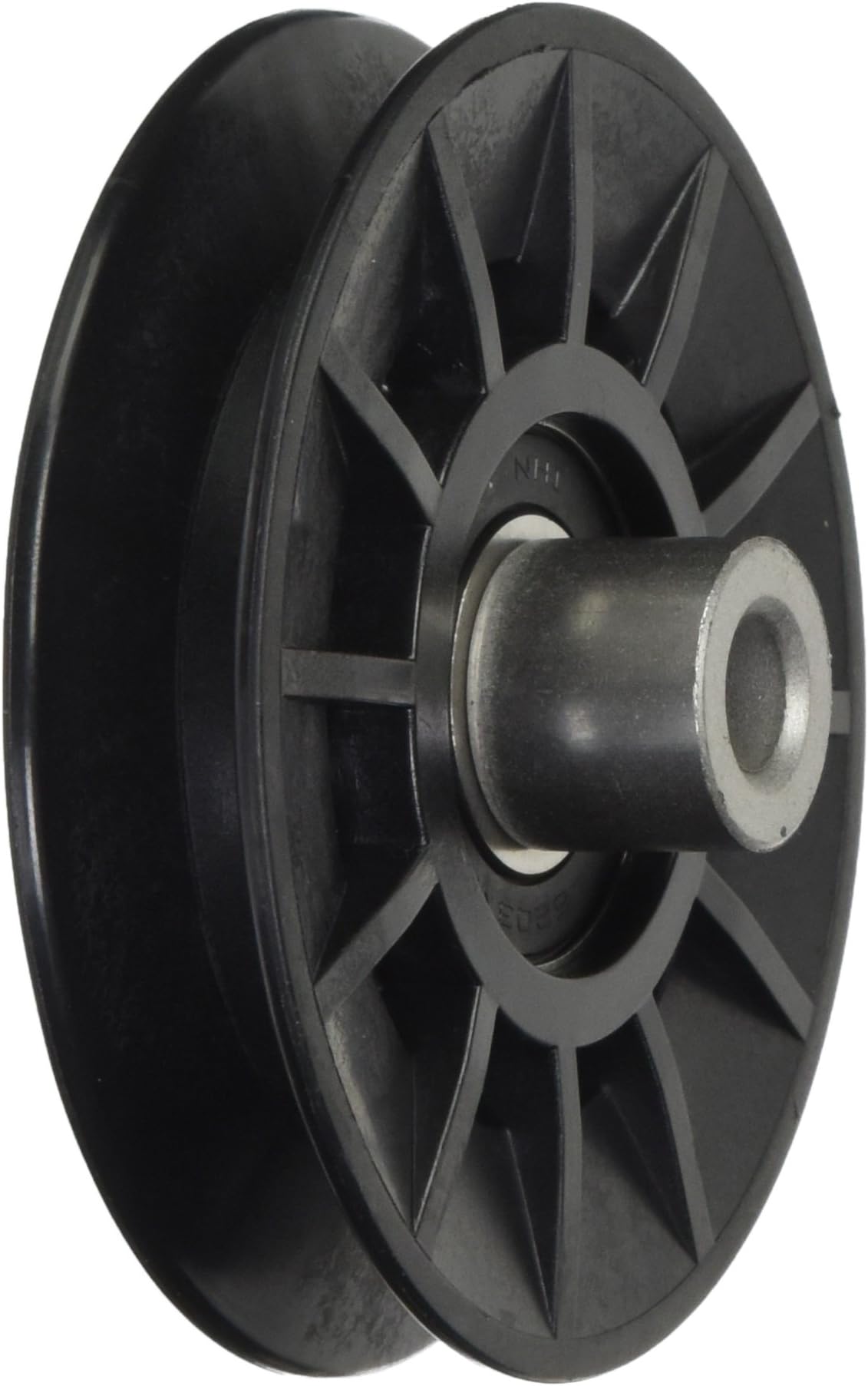 MAXPOWER332519B V-Idler Pulley for Craftsman, Husqvarna, Poulan Mowers Replaces OEM Numbers 194326 and 532194326, Black