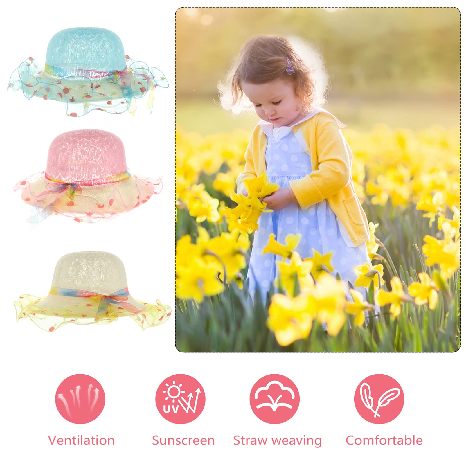 BESPORTBLE Sombrero De Sol para Protección UV Gorro Transpirable para Actividades Aire Y Días Calurosos