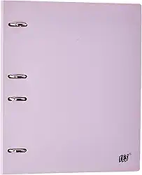 Fichário Argolado Colegial B5, YES, RC4EBCLL, Tons Pastel, Lilás