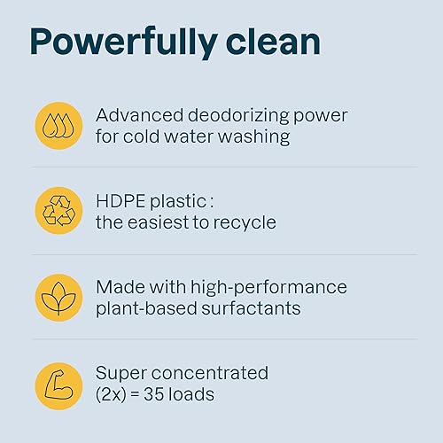 Miniatura 3 de ATTITUDE Detergente para ropa para bebé, verificado por EWG, fórmula a base de plantas y minerales, compatible con HE, productos veganos para el