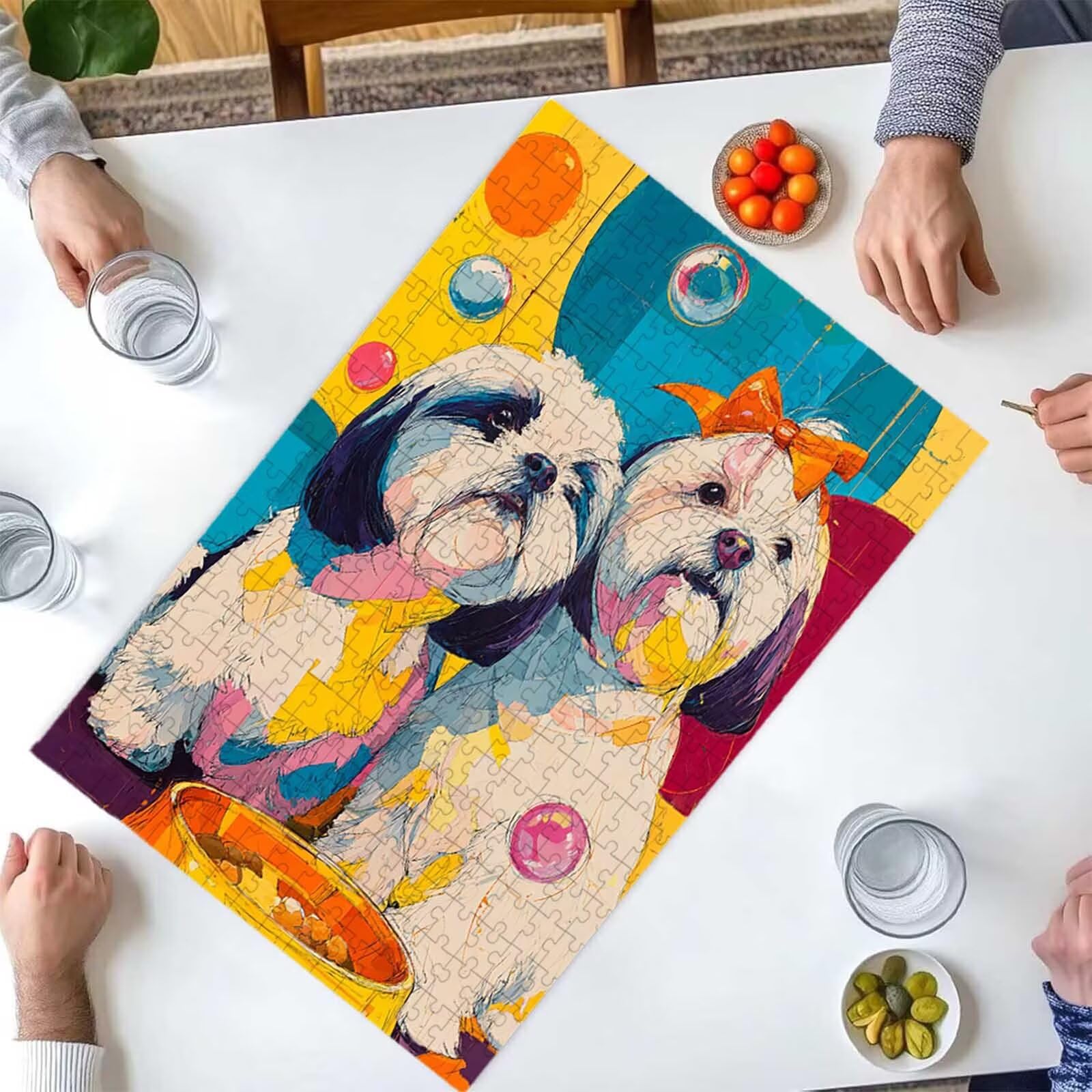Puzzle dla dorosłych 1500 sztuk | Zabawa rodzinna i zajęcia grupowe dla nastolatków i prezent urodzinowy dla dzieci w wieku 14 lat | Dekoracja domu i pomysł na prezent Relax87x57cm PjY9445 9-6