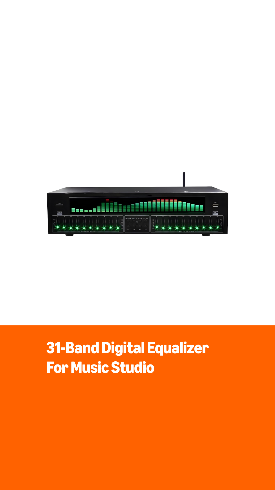 31-Band Digital Equalizer,Digital Audio Stereo Graphic EQ,Music