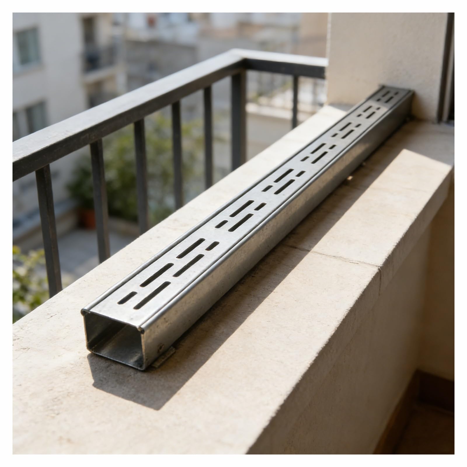 GLDYTVF 304 Stainless Steel Drainage System with Removable Grate Garden Channel Drain Linear Drain Filter Shower Drainage Grate (H5*W4CM/H1.96*W1.57IN)