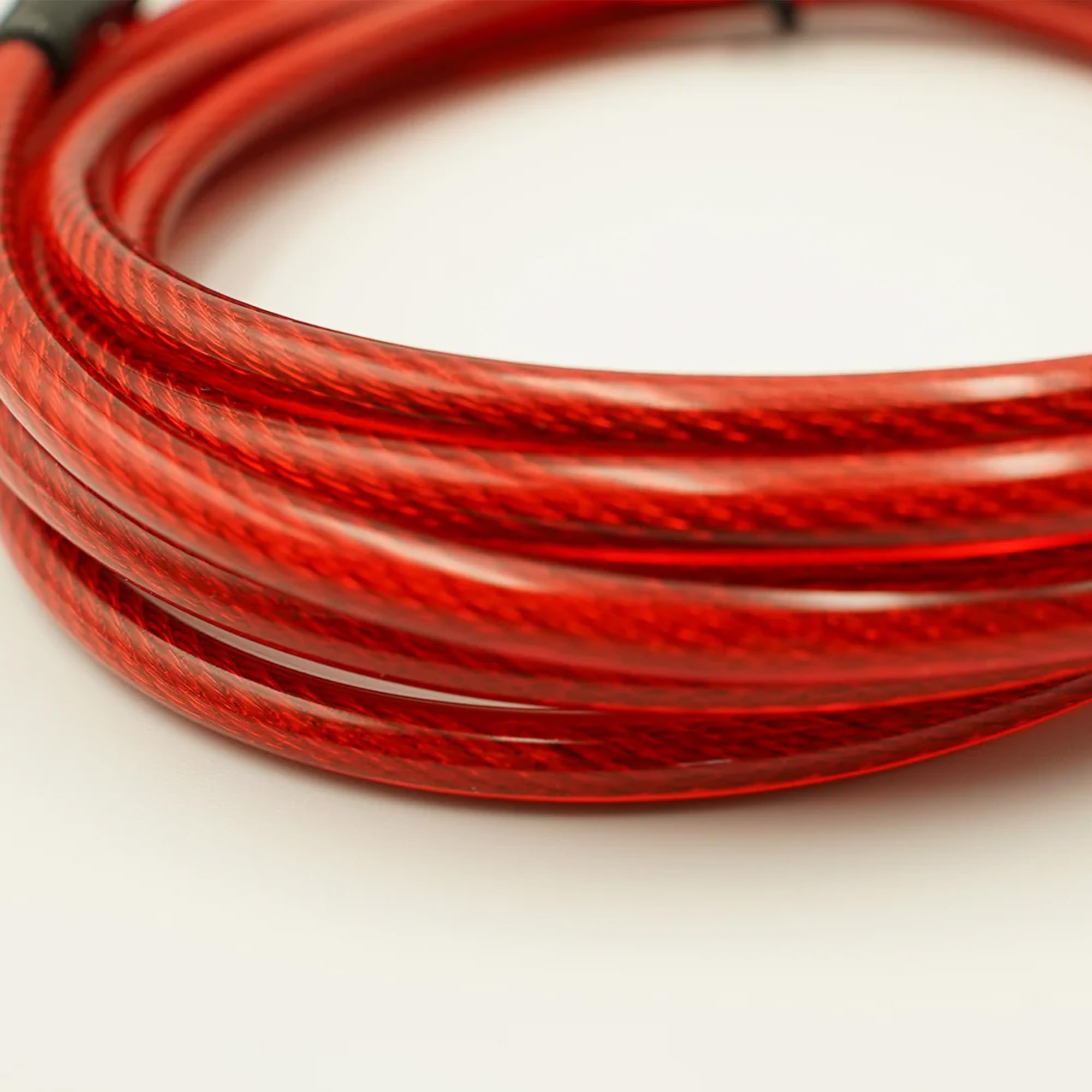 DoubleLock Otter Zintegrowany zamek szyfrowy – 3 m, odporny na warunki atmosferyczne, stalowy kabel, bezkluczykowy, resetowalny zamek do sprzętu outdoorowego, rowerów, chłodnic, kajaków i sprzętu