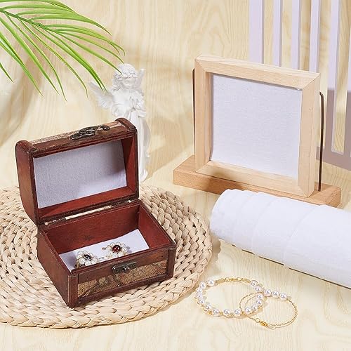 Miniatura 7 de BENECREAT Lámina de fieltro autoadhesivo de 15.7" x 78.7" para forro de estante de bricolaje, confección de disfraces y caja de cajón de joyería