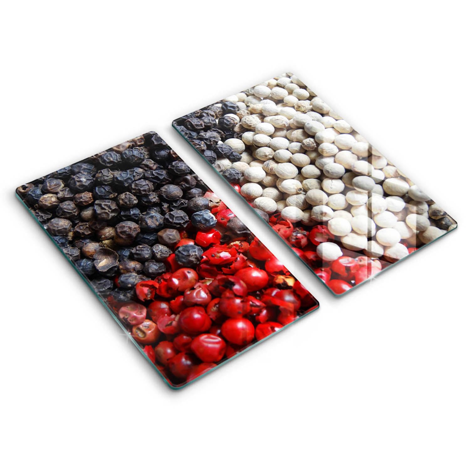 Planche à Découper Induction Wallfluent protection de plaque 2x30x52cm en verre