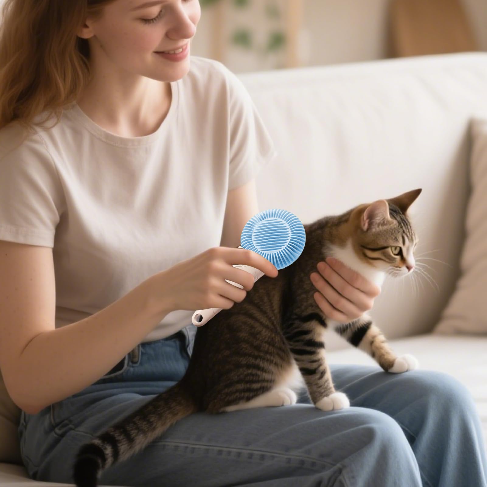 Spazzola Per Toelettatura Cani Rimozione Morti Massaggiante Appendibile | Spazzola Per Pulizia E Toelettatura Per Gatti Per Interno Esterno Mantello Lungo Corto Razze Piccole Medie Grandi