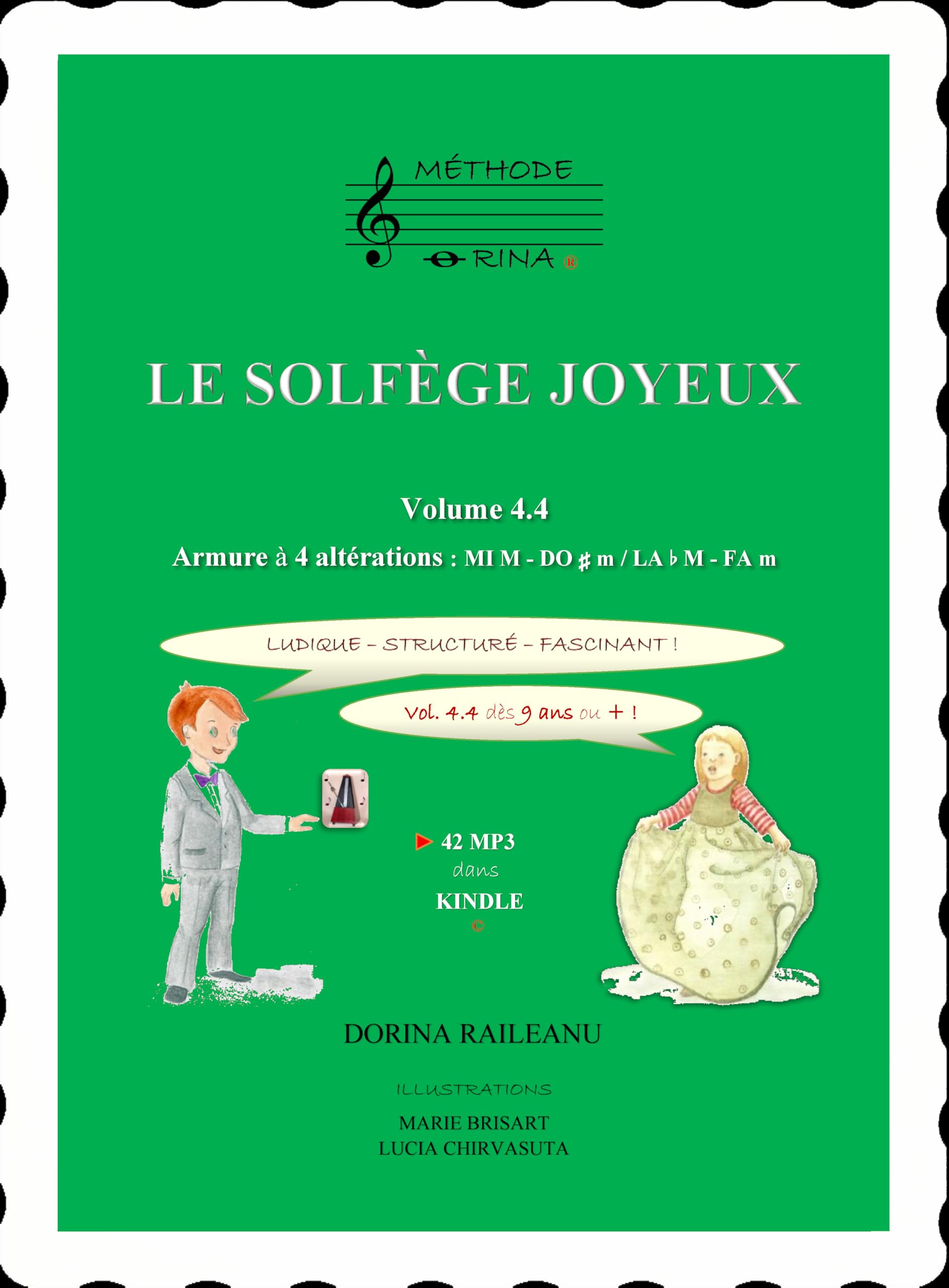 Solfège Joyeux Volume 4.4, méthode de solfège ludique et fascinante
