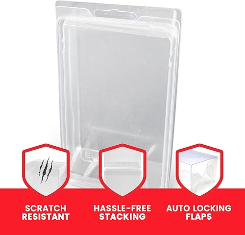 Vista 25 de EVORETRO Vitrina de figuras de acción para Kenner, figuras de reacción Super7, figuras de juguete cardadas de 3.75 pulgadas como Star Wars, Marvel