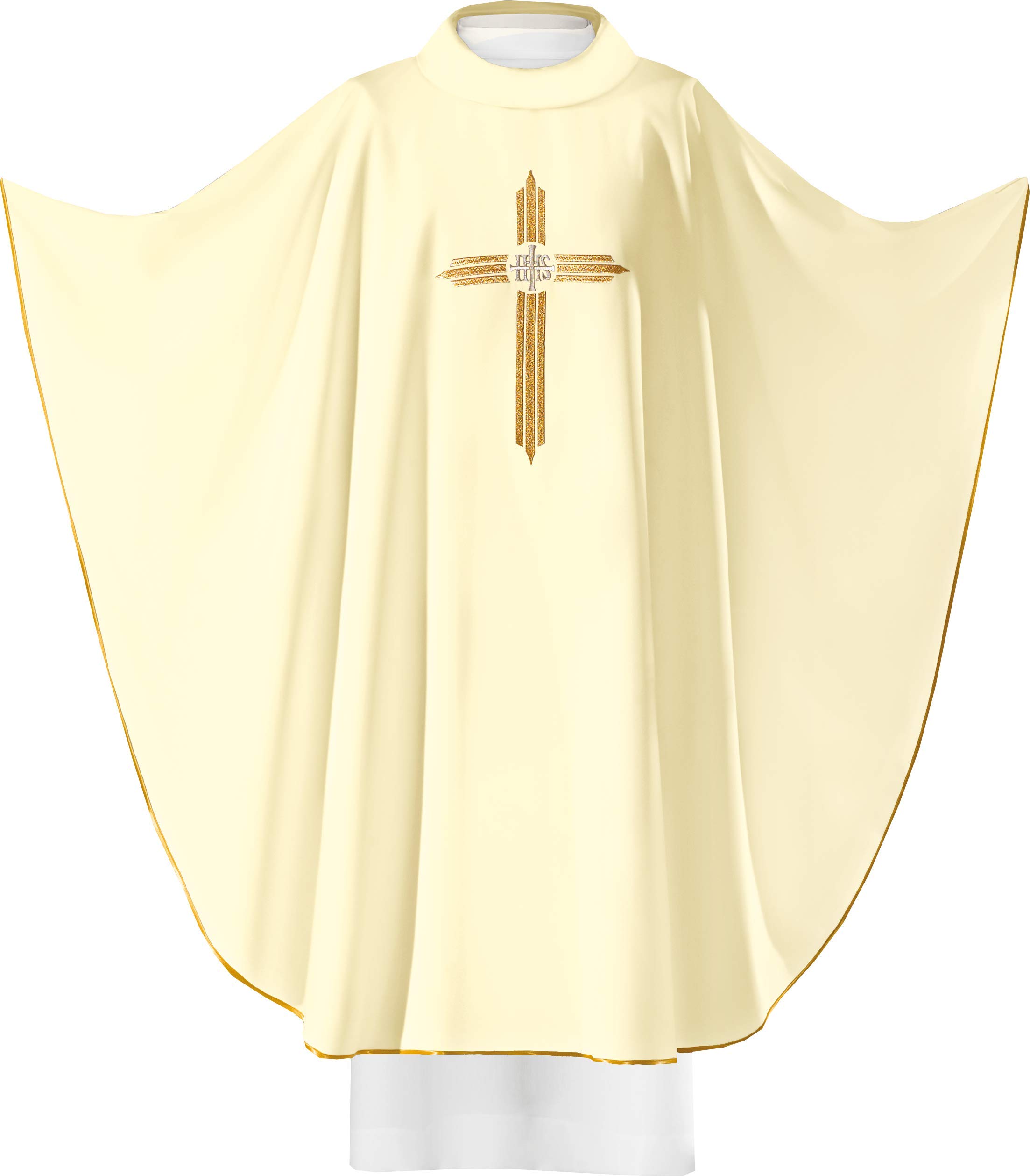 Amazon.co.jp: 司祭のためのChasuble for Priest ゴールドの十字架と 