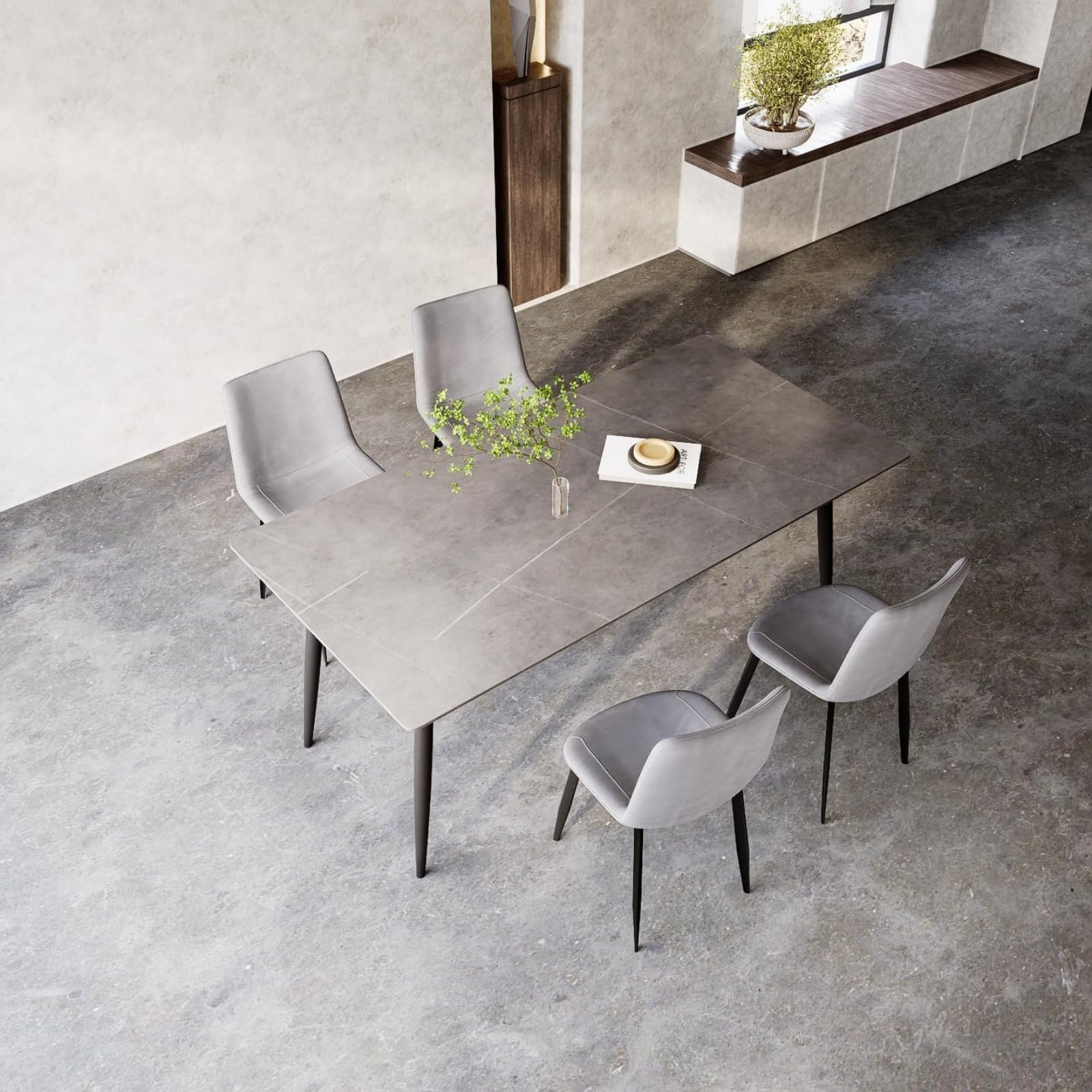 Amazon｜MUTUKI ダイニング天板 セラミック 天板 dining table 食卓 6