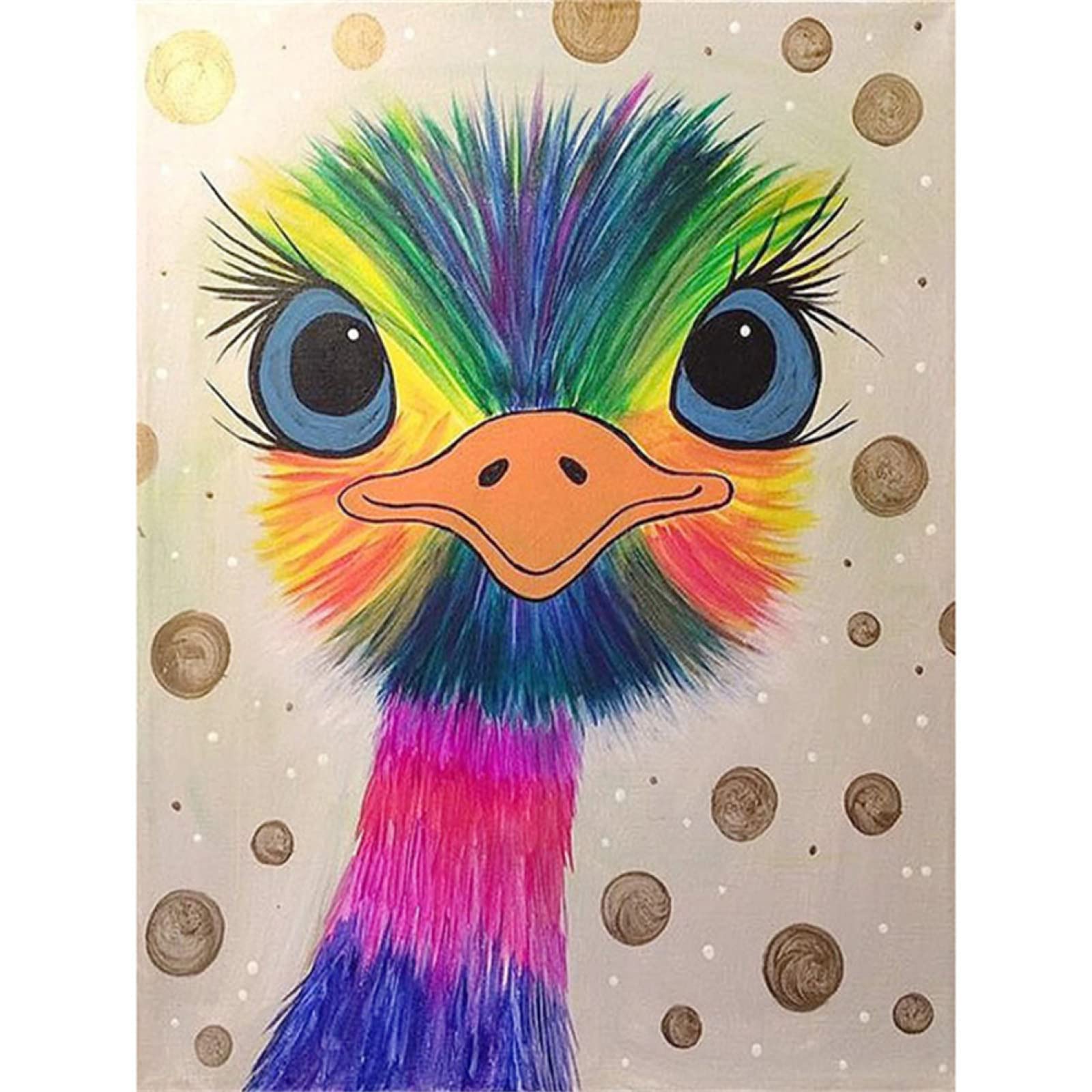 5D Diamond Painting Grüner Strauß - 25x125cm Vollbohr Diamant Malerei