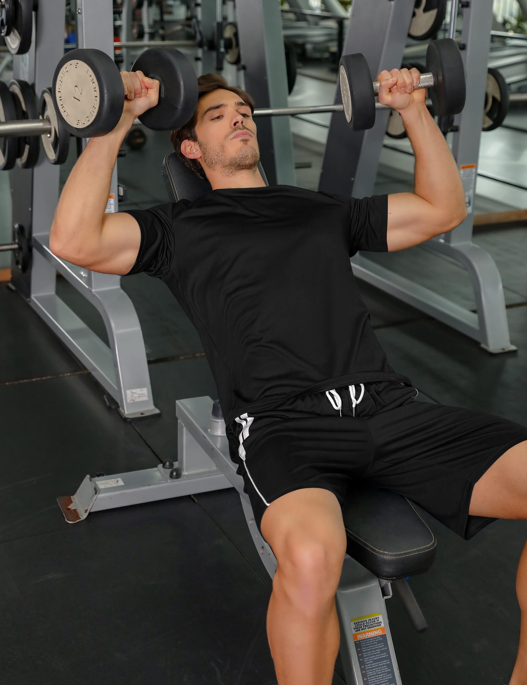 Nieery Conjunto Chándal para Hombre Traje Deportivo Casual Adecuado para Jogging Baloncesto Fútbol Fitness