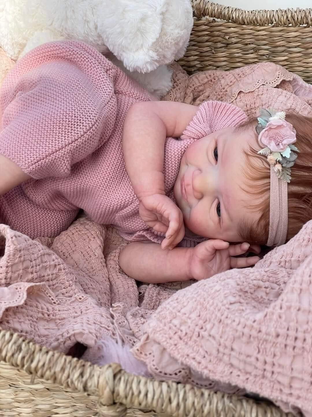 Zero Pam Realistic Reborn Baby Doll | 20 Inch Lifelike Newborn Girl | Soft Cloth Body With Vinyl Limbs | Collectible Doll Toy