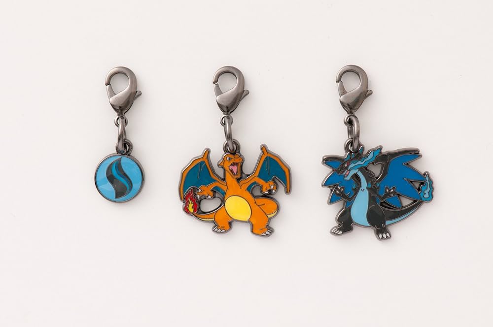 Pokemon Center National Pokedex Metal Charm Mega Charizard X