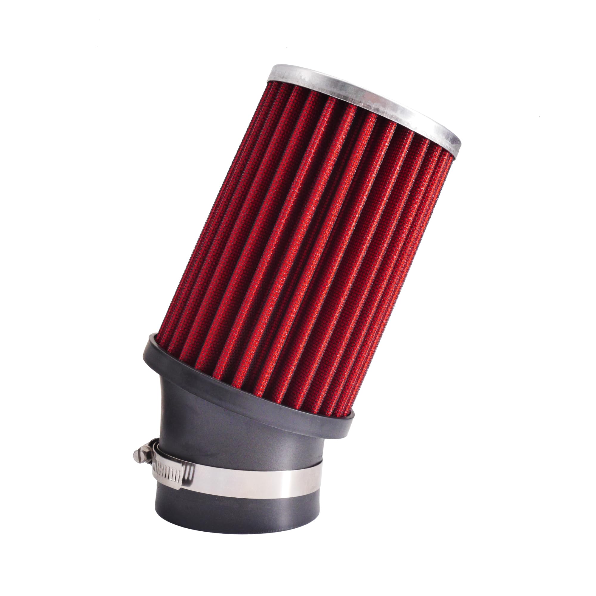 Simoni Racing FSR/UP Filtro Aria Biconico Inclinato a 45° Diametro 67mm, Universale, Cotone Rosso