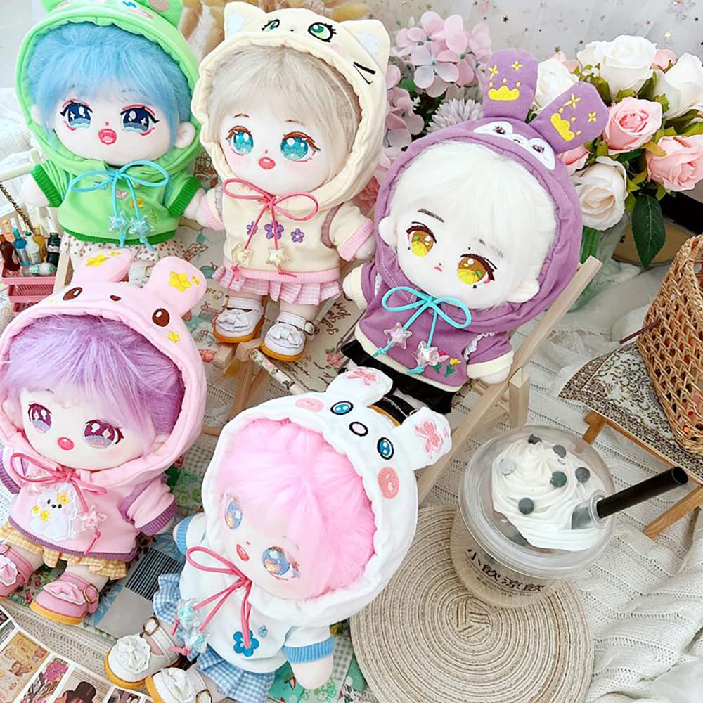 Amazon.com: niannyyhouse 20cm Plush Doll Clothes Loose