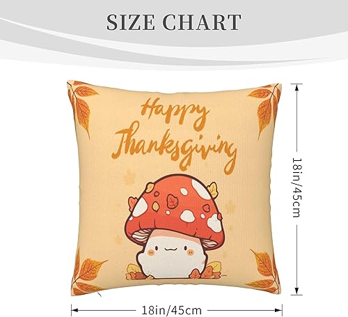 Miniatura 9 de TREWRDT Happy Fall Pillows Hello Autumn Pumpkin Gnomo - Fundas de almohada de otoño con diseño de calabaza de Acción de Gracias, 18 x 18 pulgadas,