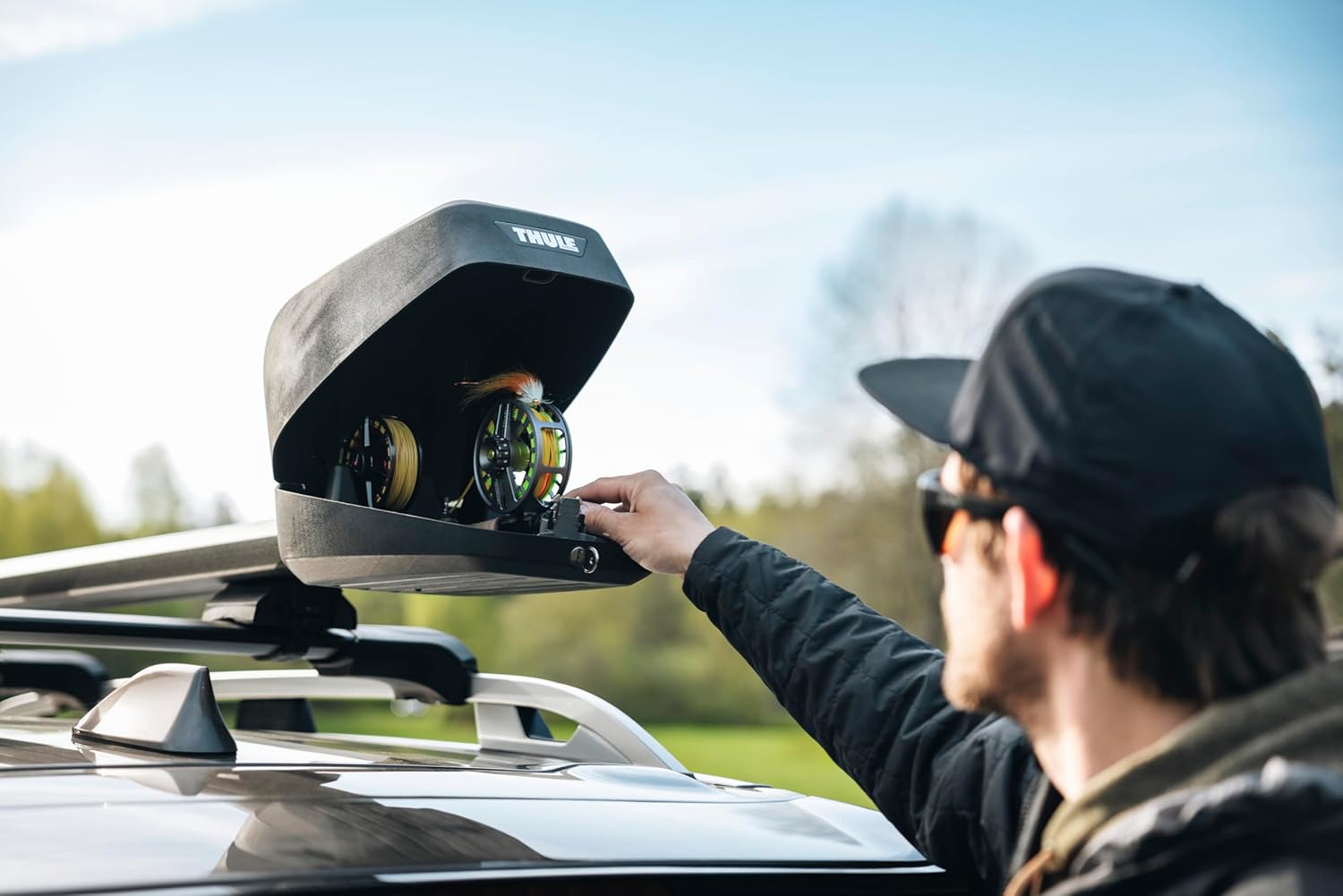 Thule RodVault extender kit - Add-on to carry two fully rigged fly rods up to 12ft - Compatible RodVault two and four fishing rod racks