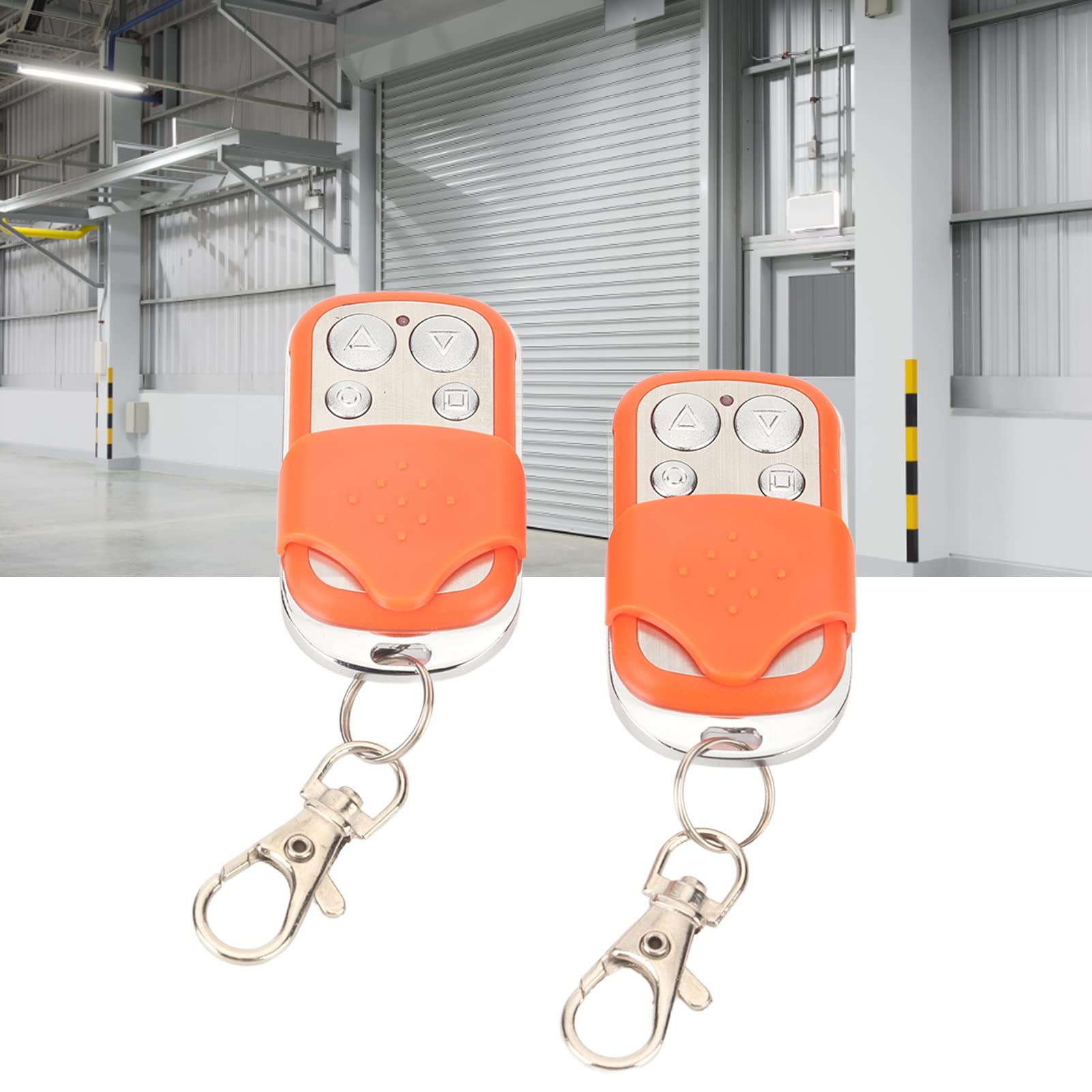 Jectse 4pcs Automatic Door Remote Control, 433.92 MHz & HCS301 Rolling Gate, Télécommande D'ouvre-Porte pour Porte Coulissante, Alimentation à la Batterie Sèche 27A (non incluse)