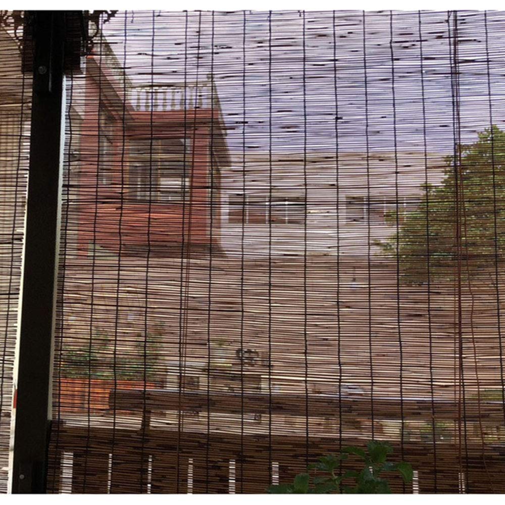 Rietgordijnen Buiten Buiten Reed Blinds – Bamboe Jaloezieën, 110x200 Cm, Waterdicht | Voor Ramen, Veranda's, Tuinhuisjes Buiten Gordijn Voor Veranda