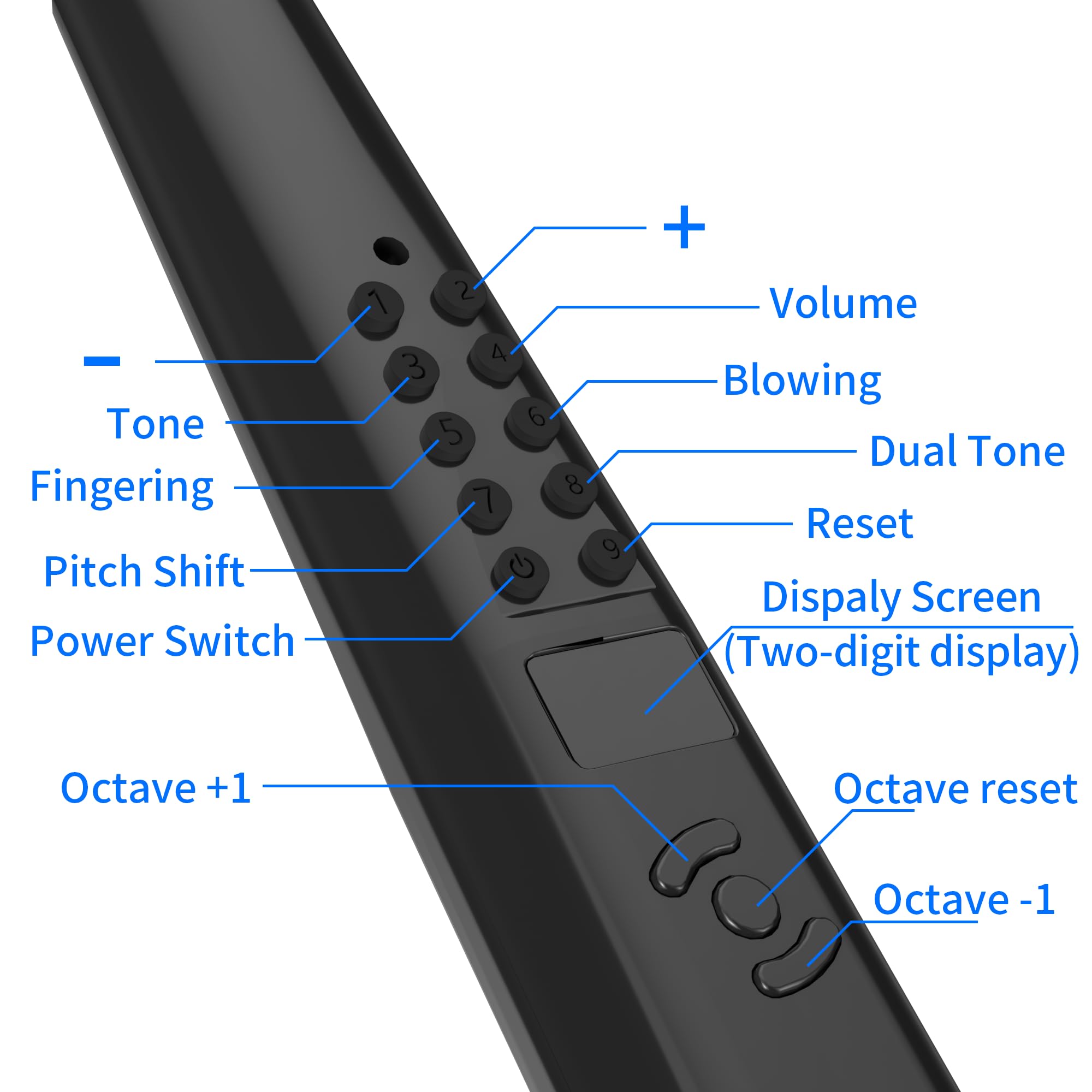 Electric Blowpipe　電子楽器 Amazon.com: MINI Smart Electronic Blowpipe, with 13 Different