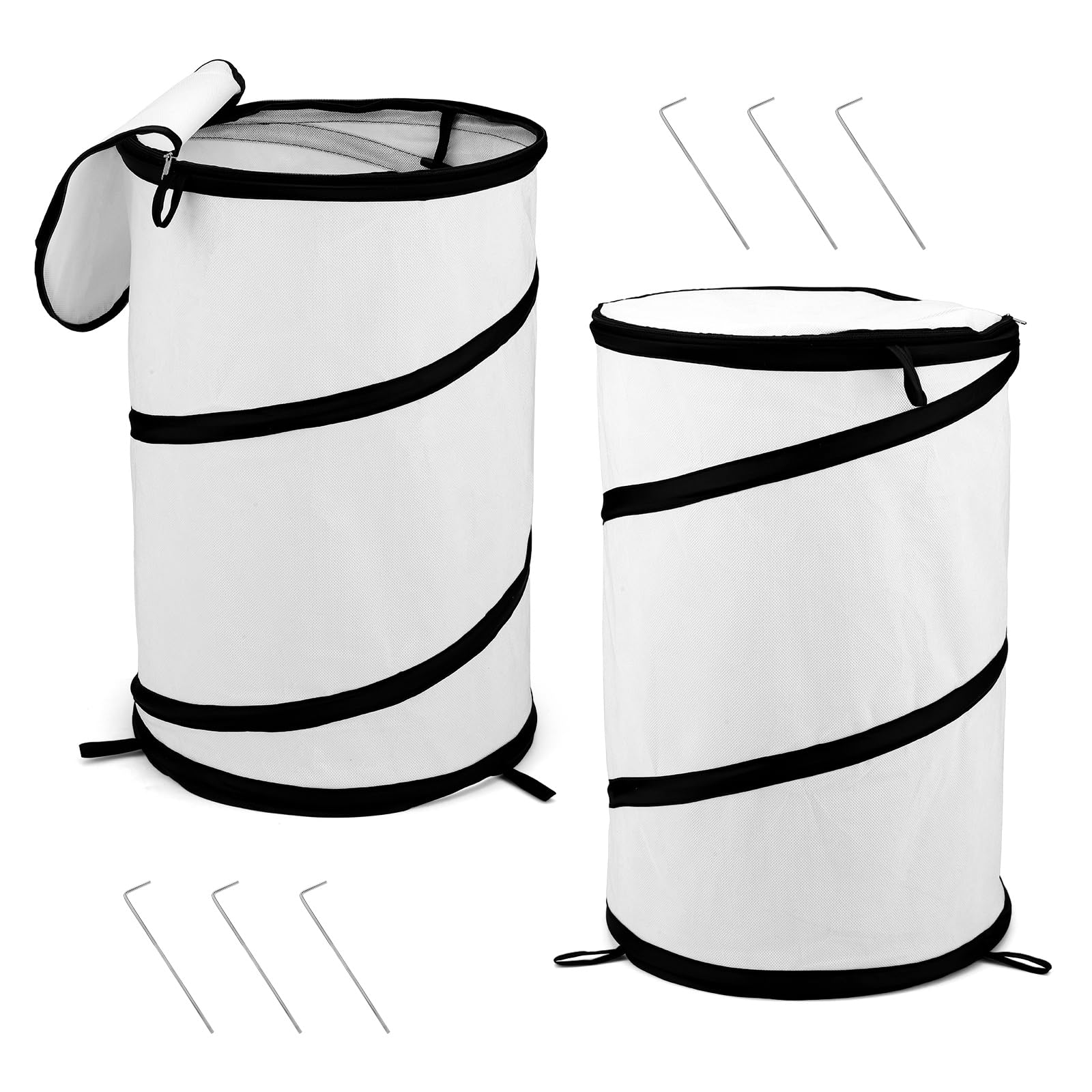 2 Protections d'hiver pour Rosiers, 48x33cm Cônes de Protection Rosiers Colliers de Protection Hivernale Plantes Contre Le Gel Contre Gel Le Vent et la Neige pour Arbustes