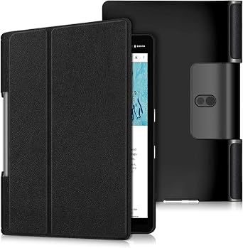 حقيبة Gylint لـ Lenovo Yoga Smart Tab 10.1 YT-X705F ، غطاء ذكي نحيف خفيف الوزن لـ Lenovo Yoga Smart Tab 10.1 YT-X705F Tablet Black