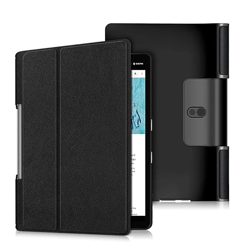 Funda para Lenovo Yoga Smart Tab 10.1 (YT-X705F), Funda protectora y delgada para Lenovo Yoga Smart Tab 10.1 (YT-X705F) Tablet Negra