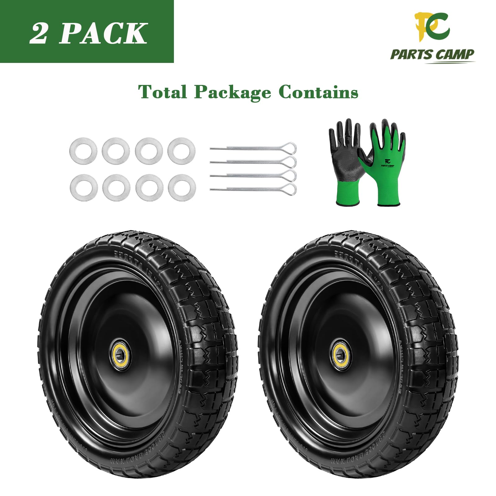 Gorilla Cart Wheels - 13 Inch Replacement Tires -5 Gorilla Cart Wheels - 13 Inch Replacement Tires -5