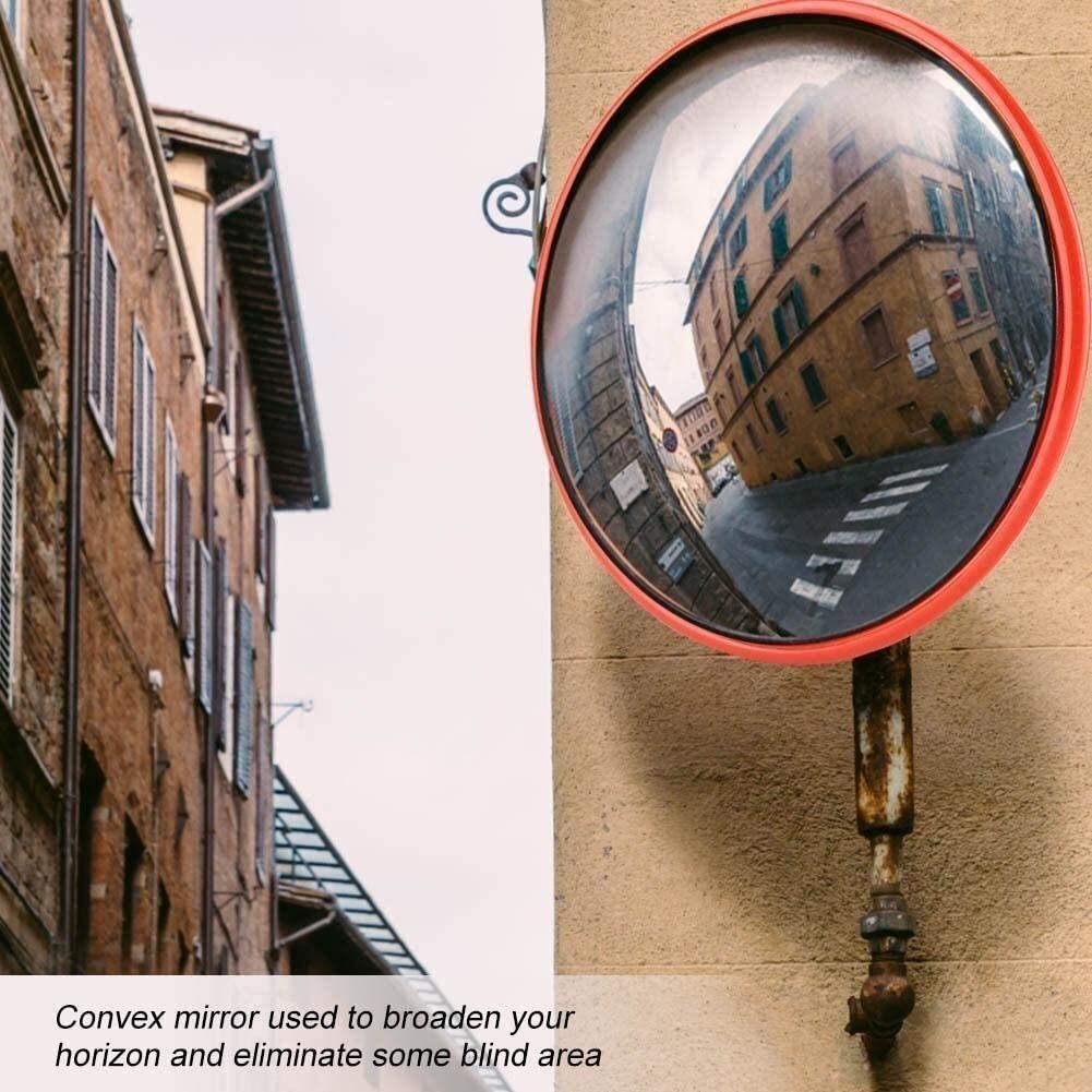 Specchio Convesso Sicurezza Stradale 20x24cm - Per Garage, Vialetti E Incroci