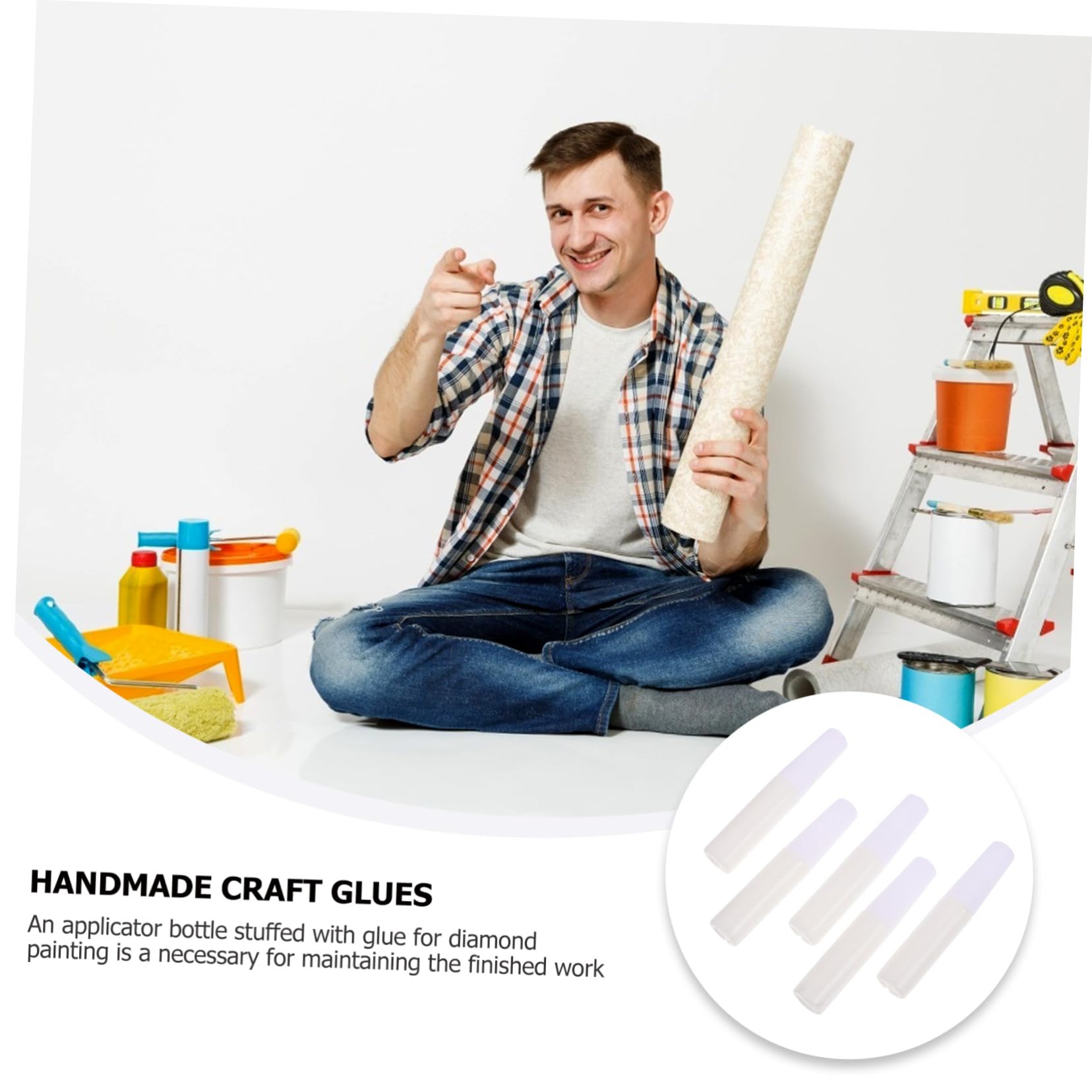 Pegamento Líquido para Manualidades DIY 6ml, 50 Piezas