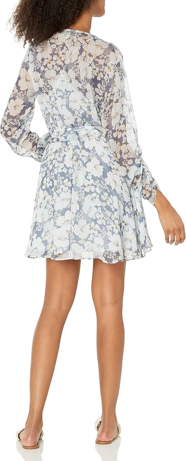 Joie Womens Clara Dress in Nightshadow Blue Multi - Image 2