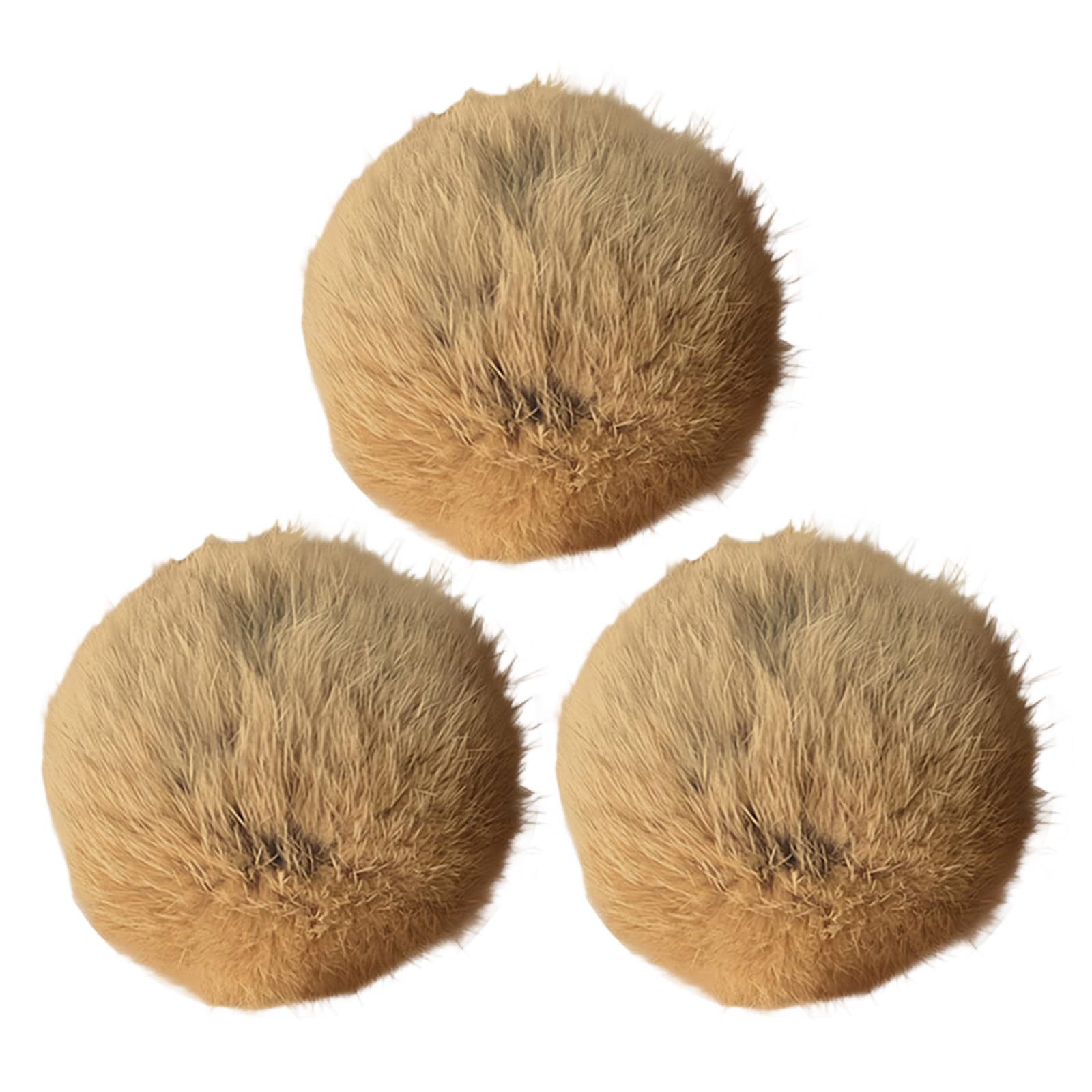 JSGHGDF Rabbits Furs Play Balls Quiet Rolling Design Toy Ball for Dog Cats Quiet Biting Resistant Ball for Indoor Enrichment Quiet Rolling Ball