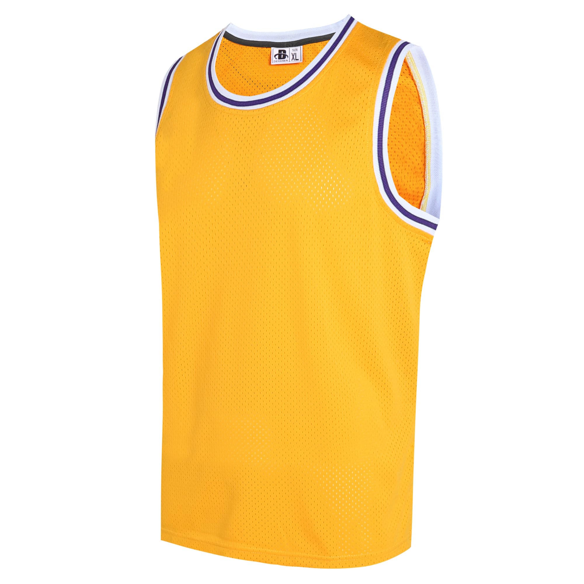 DEHANER Blank Mens Basketball Jersey Mesh Training Practice Athletic Sports Shirts Team Uniforms Fans Outfits Tops